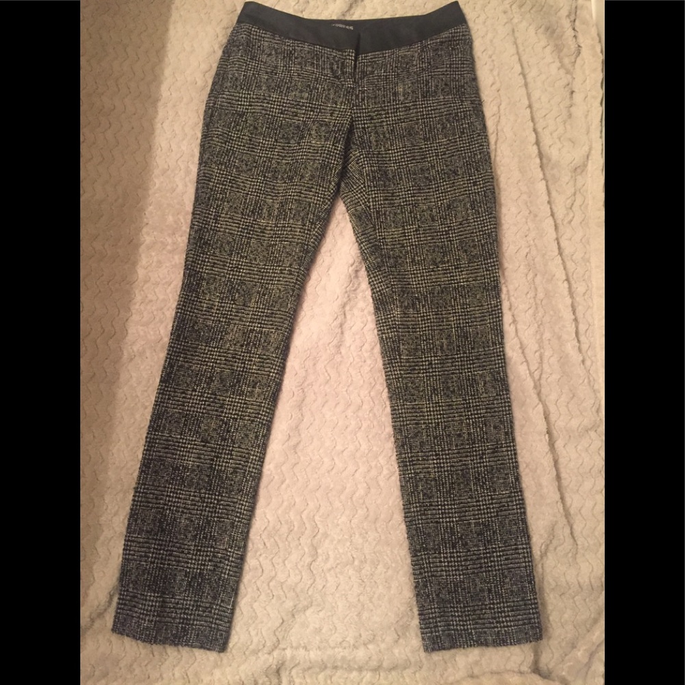 Express Plaid Columnist Dress Pants